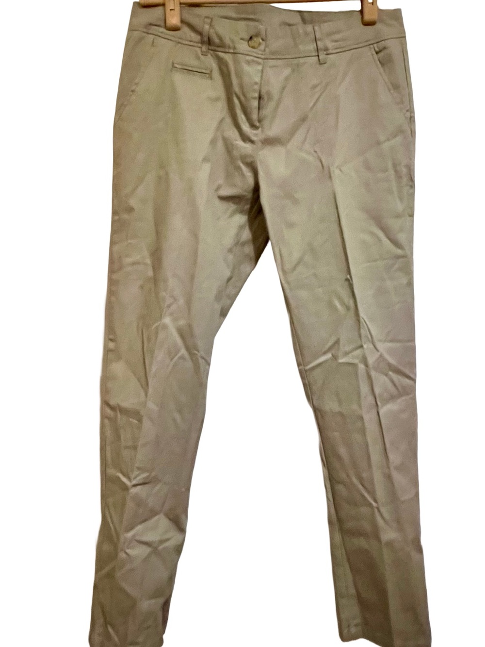 Classic Straight Chino Pants - Khaki